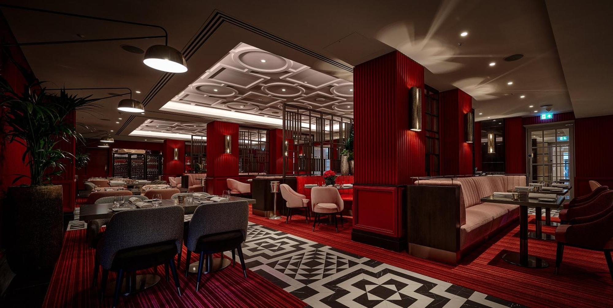 Conrad London St James Exterior foto The interior of the restaurant